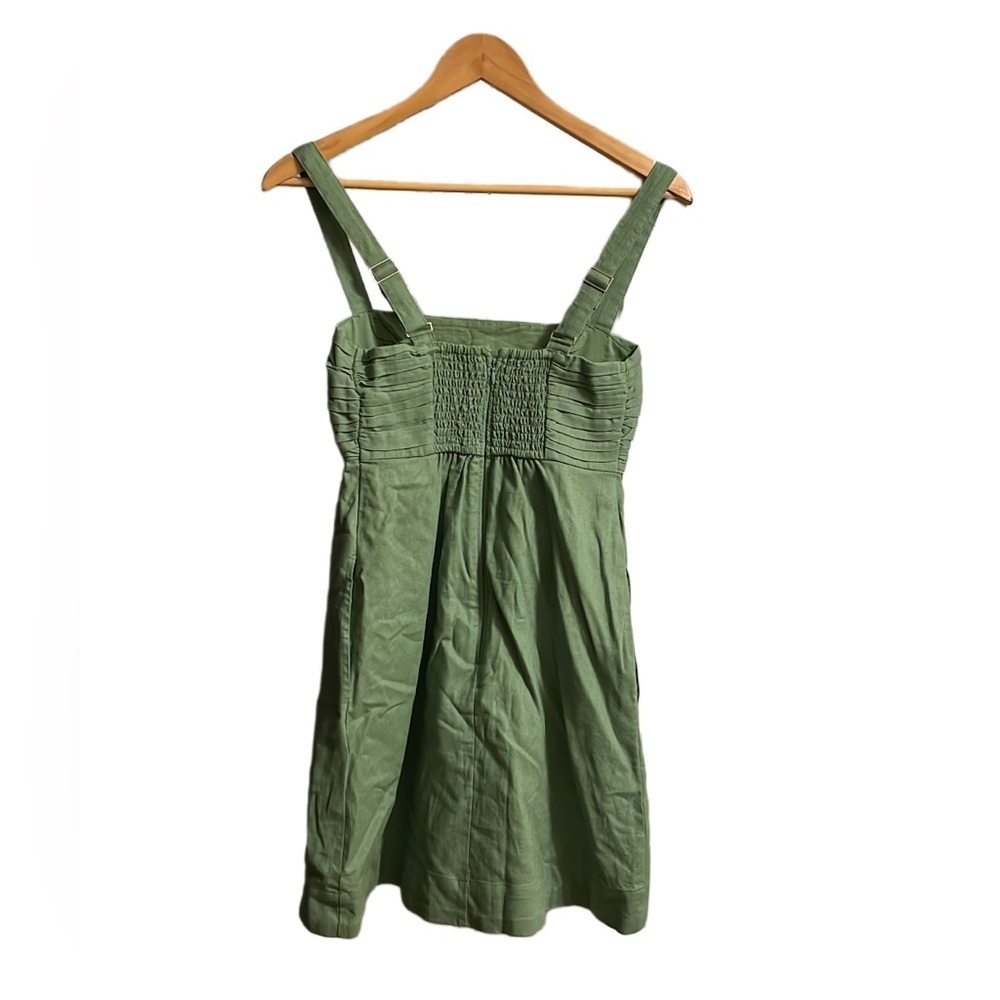 Women’s New Abercrombie and Fitch Green Skort Linen Cotton Blend Size ST - Picture 2 of 4